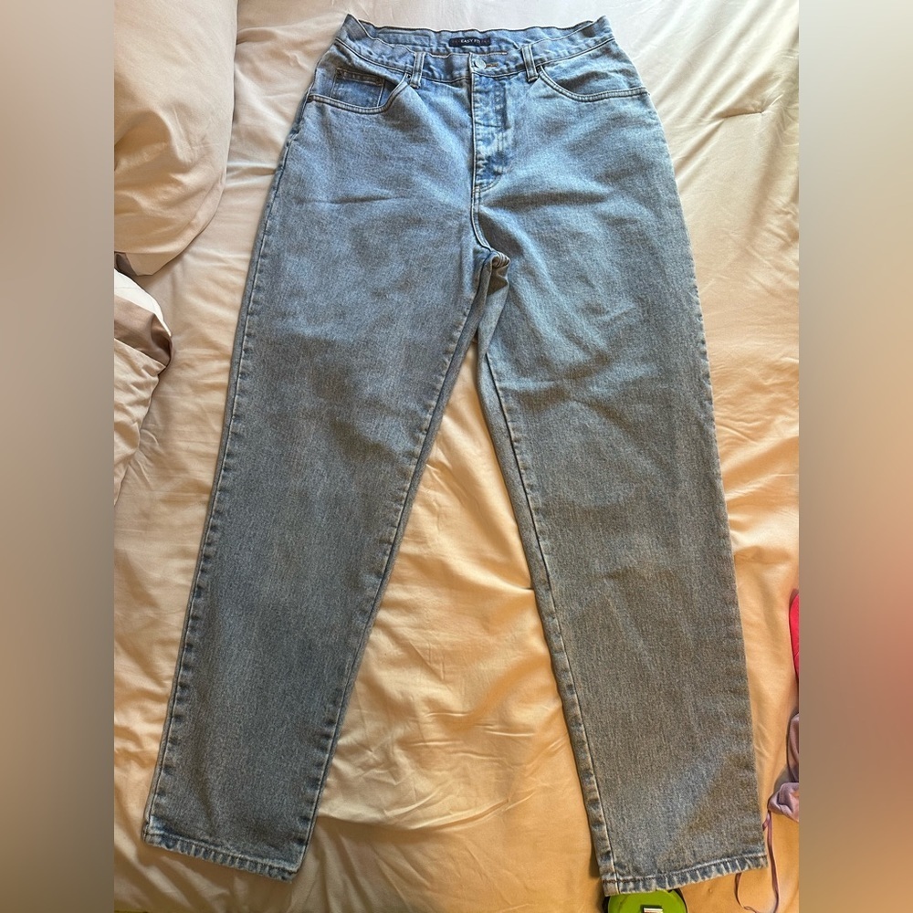 Bill Blass Jeanswear Easy Fit Y2K High Rise Straight Leg Jeans, Size 29